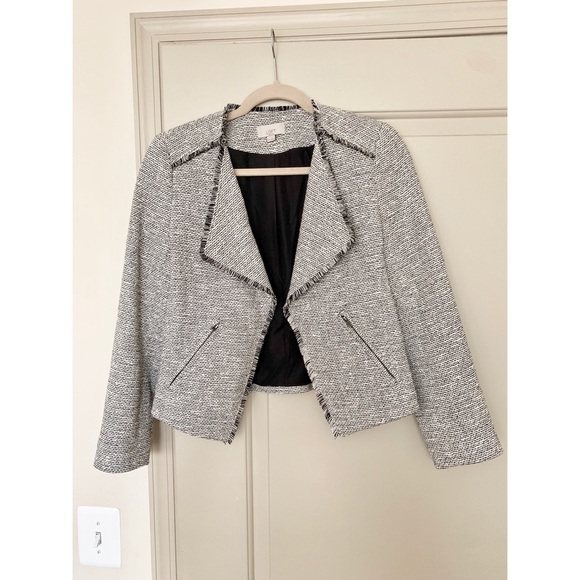 LOFT Jackets & Blazers - LOFT | Tweed Jacket size 4 Petite